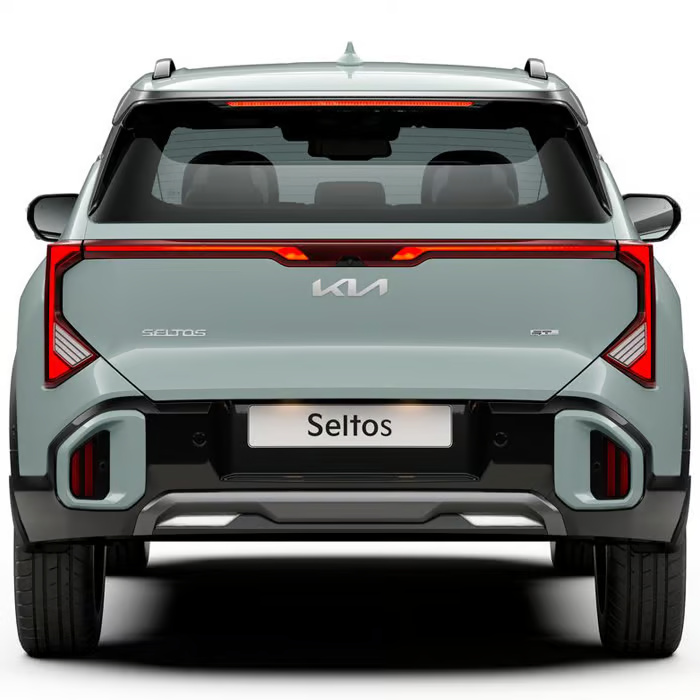 Kia Seltos striking star map LED connected tail lamps